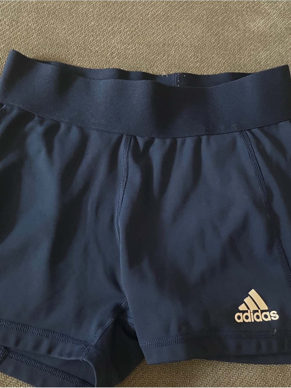 adidas Women's Dark Navy Performance Athletic Shorts